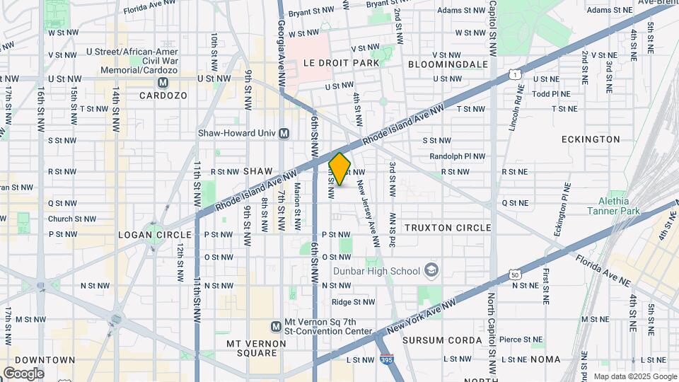 438 Warner St NW, Unit #B Map and Location Details