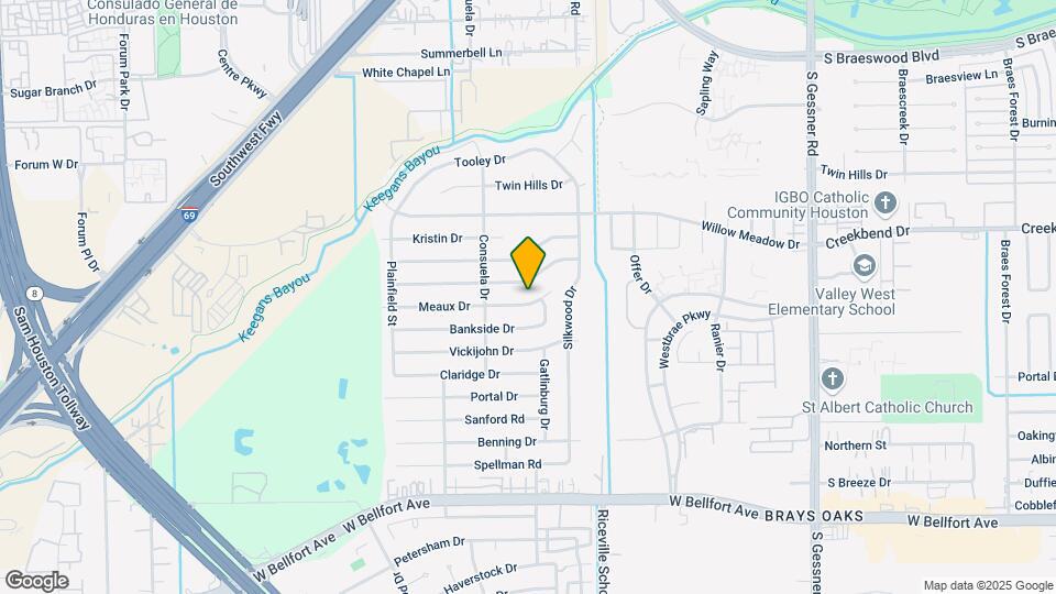 9210 Meaux Dr Map and Location Details