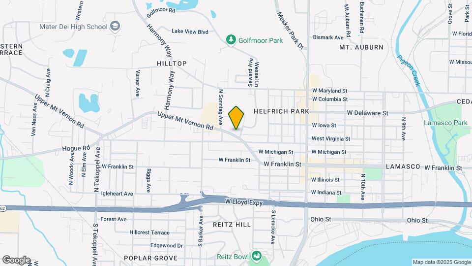 2701 Mt Vernon Ave Map and Location Details