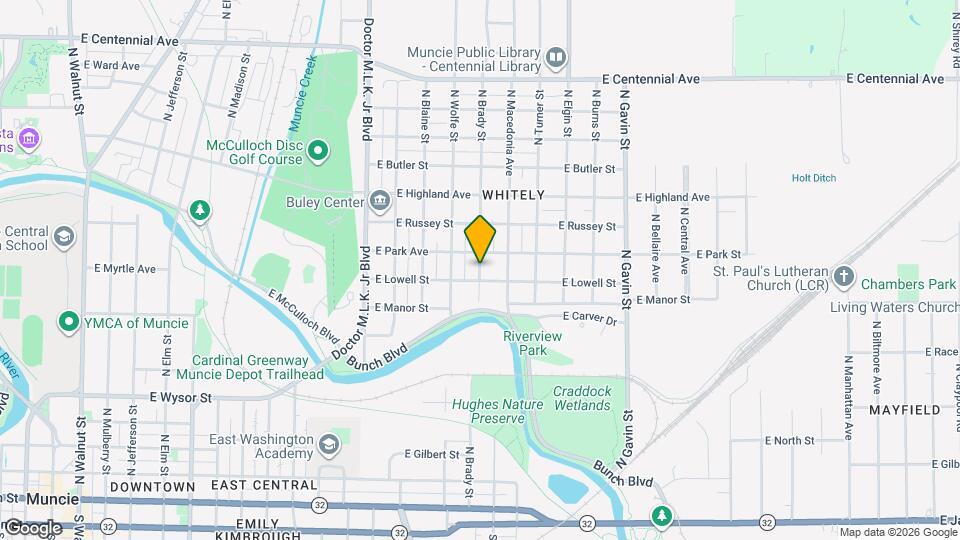 909 N Brady St Map and Location Details
