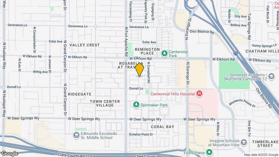 7056 N Caribou Ridge St Map and Location Details