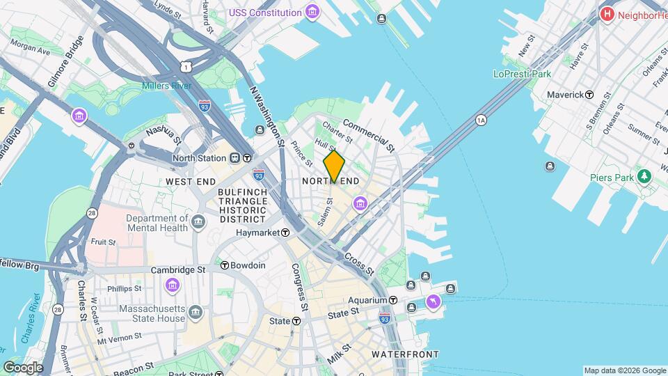 135 Salem St Map and Location Details