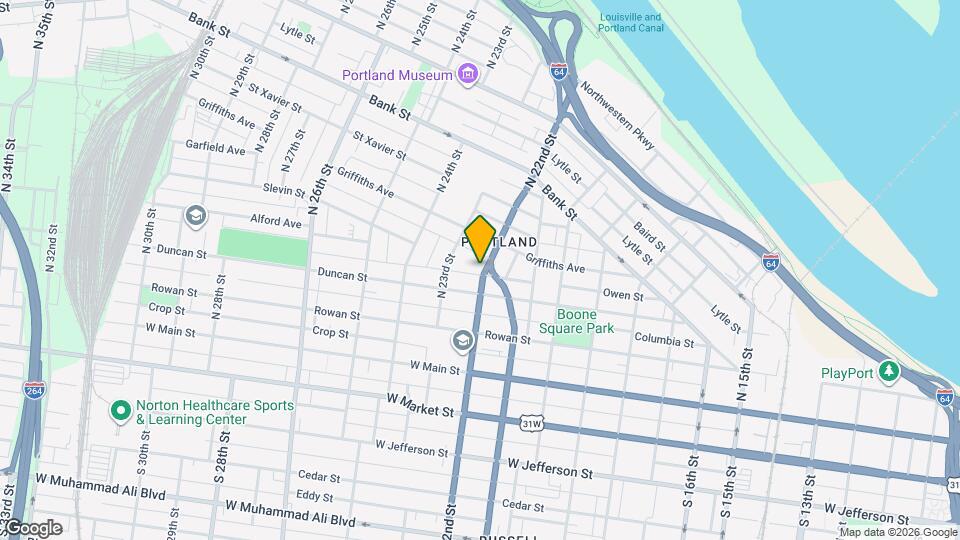 316 N 22nd St Map and Location Details