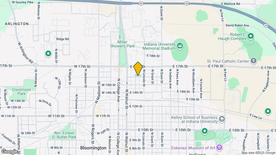 204-206 E 16th St Map and Location Details