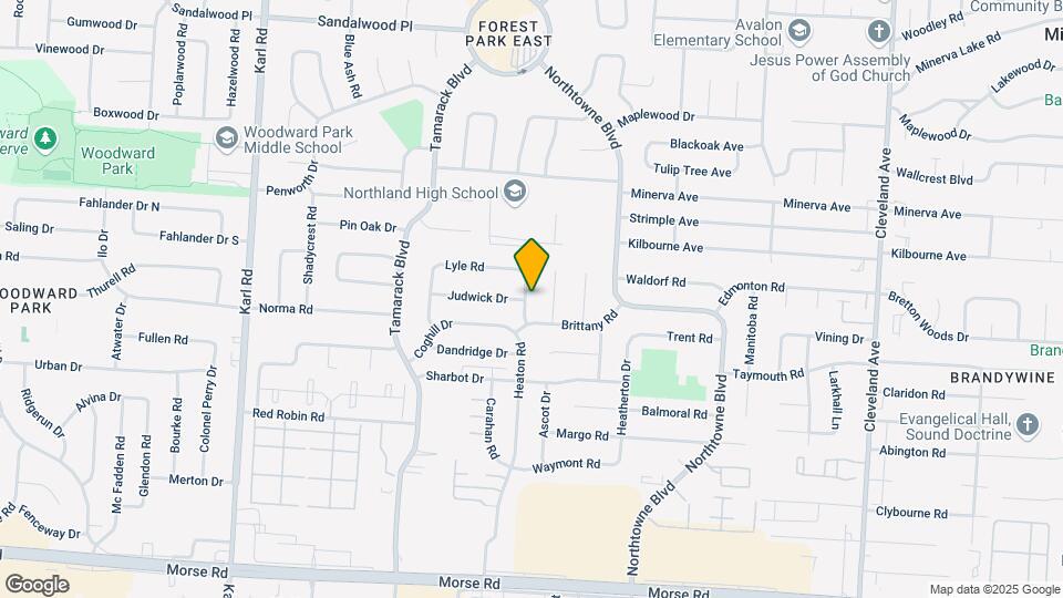 4922 Dunlap Rd Map and Location Details