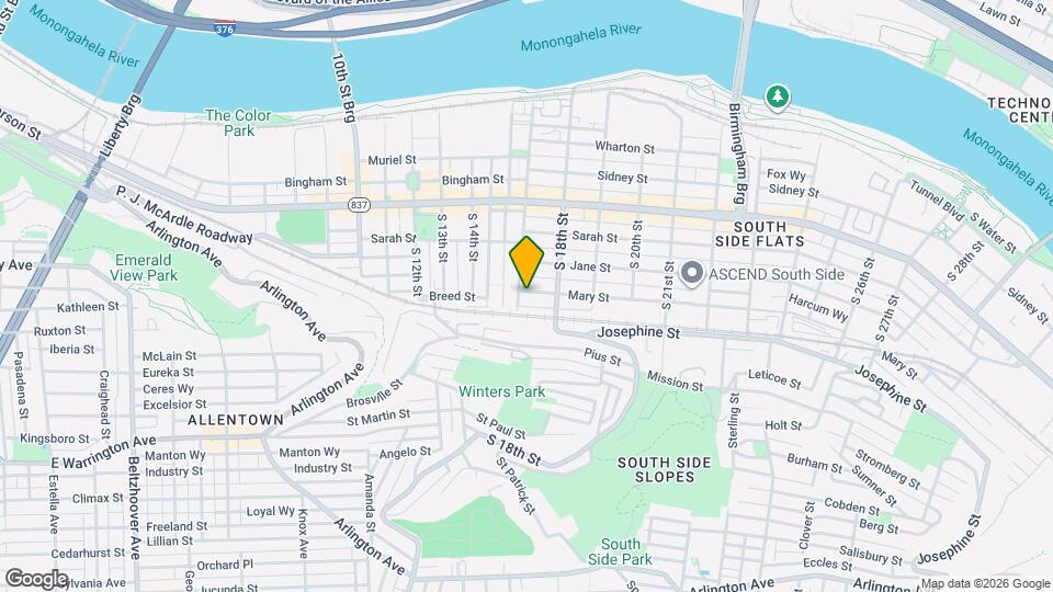 1706 Mary St Map and Location Details