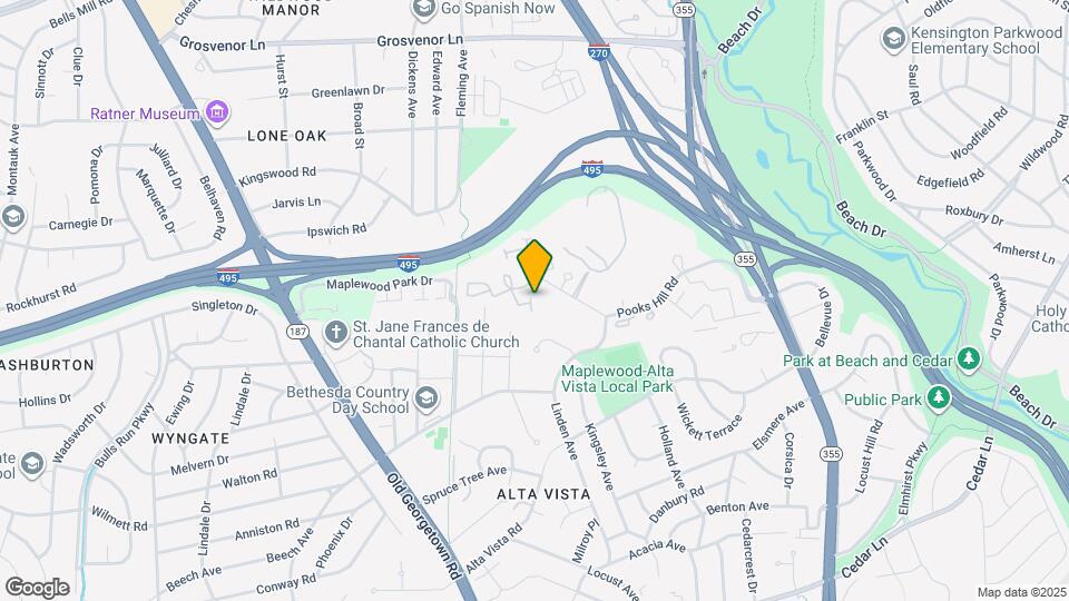 9715 Whitley Park Pl Map and Location Details