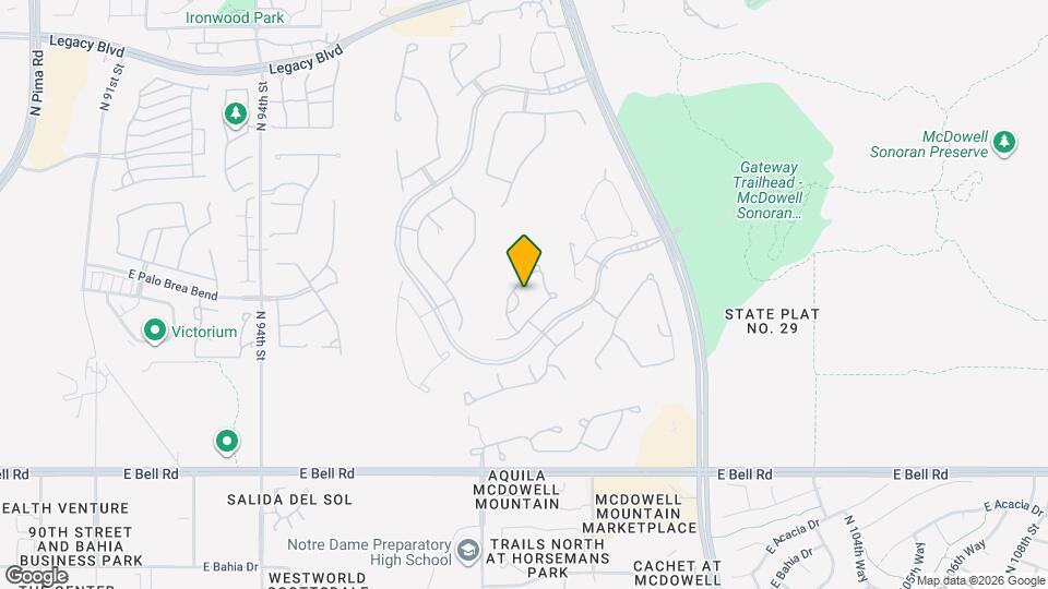 17665 N 98th Way Map and Location Details