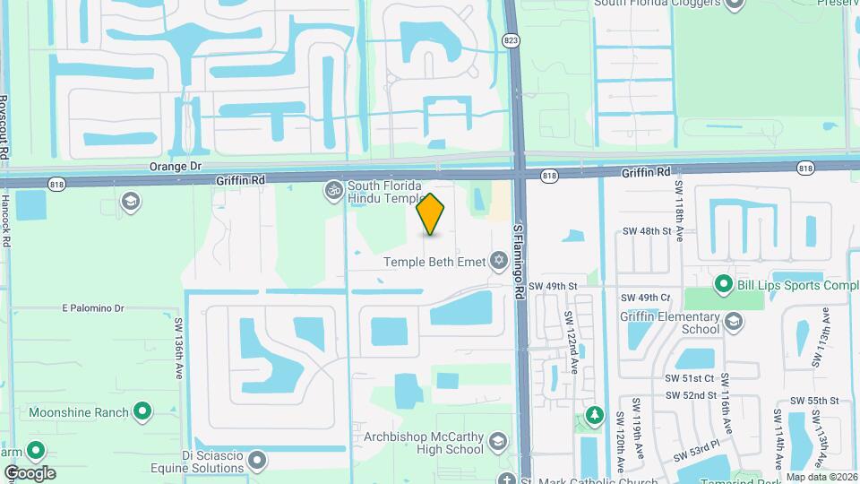 4750 SW 128th Ave Map and Location Details