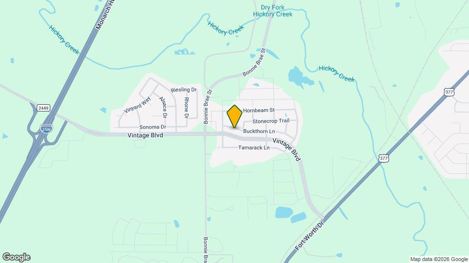 3313 Buckthorn Ln Mapa y Detalles de la Ubicación