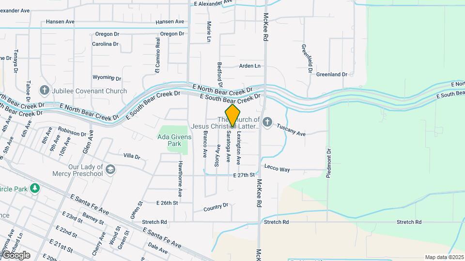 2768 Saratoga Ave Map and Location Details