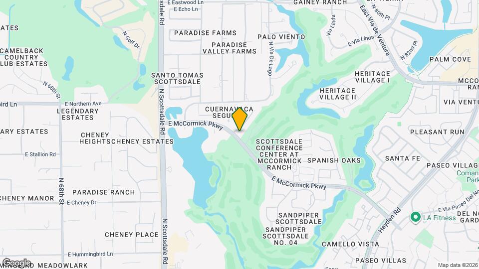 7500 E McCormick Pkwy Map and Location Details