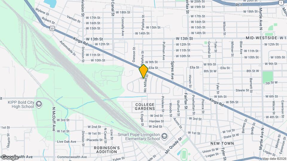 1718 Mc Millan St Map and Location Details