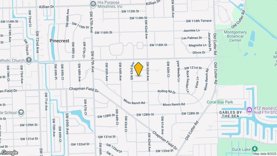 6275 SW 123rd Terrace Map and Location Details