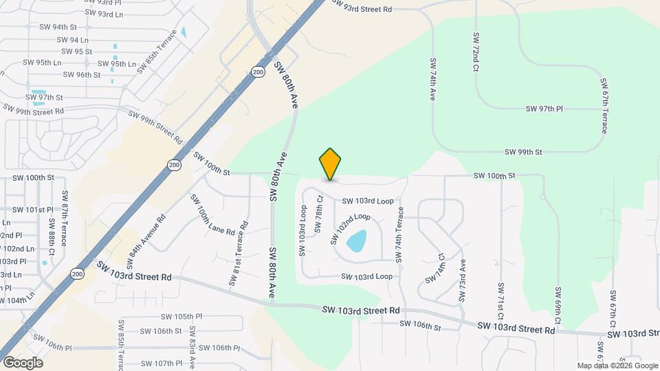 7750 SW 100th St Map and Location Details