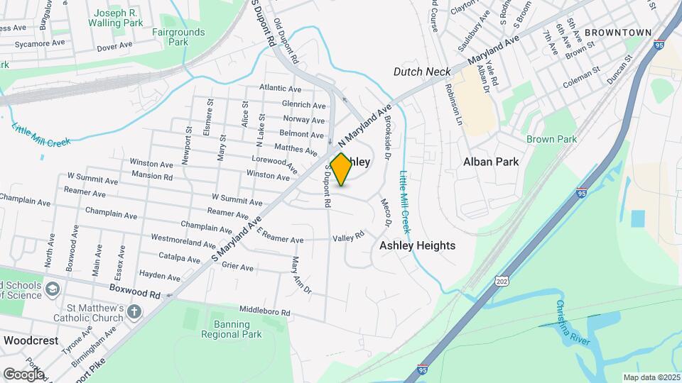 103 Valley Rd Map and Location Details