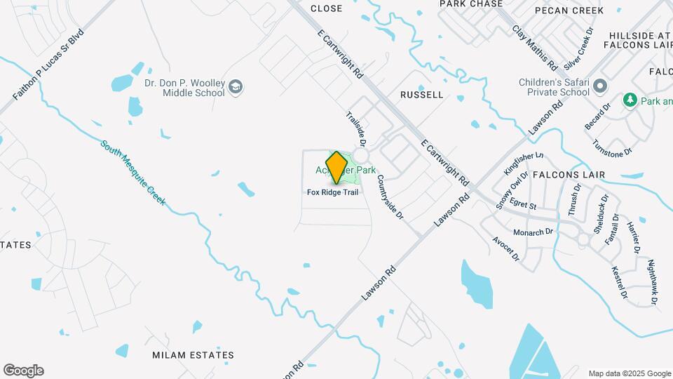 3221 Fox Ridge Trail Map and Location Details
