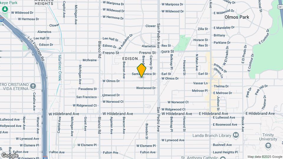 607 W Olmos Dr Map and Location Details