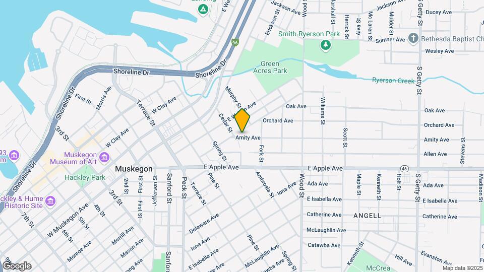 218 Amity Ave Mapa y Detalles de la Ubicación