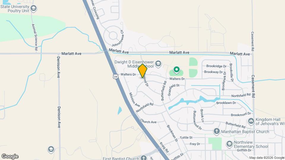 702 Goodrich Dr Map and Location Details