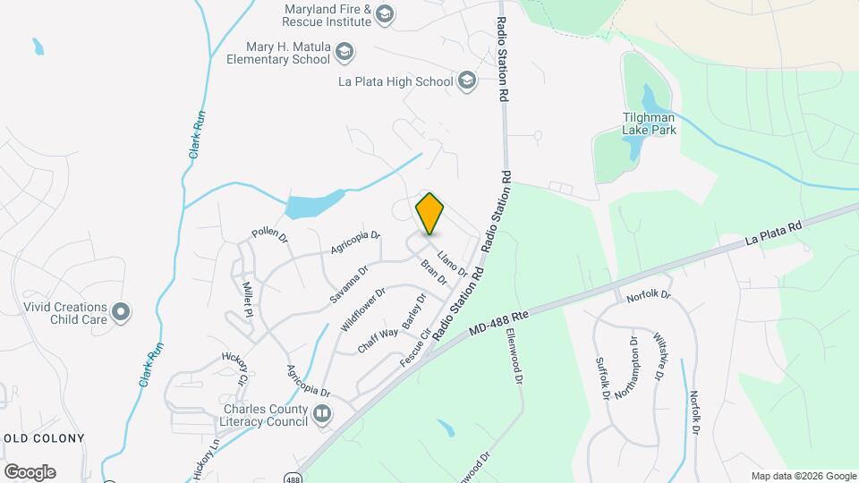 1103 Llano Dr Map and Location Details