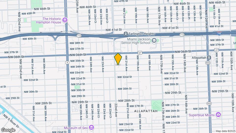 2168 NW 34th St Map and Location Details