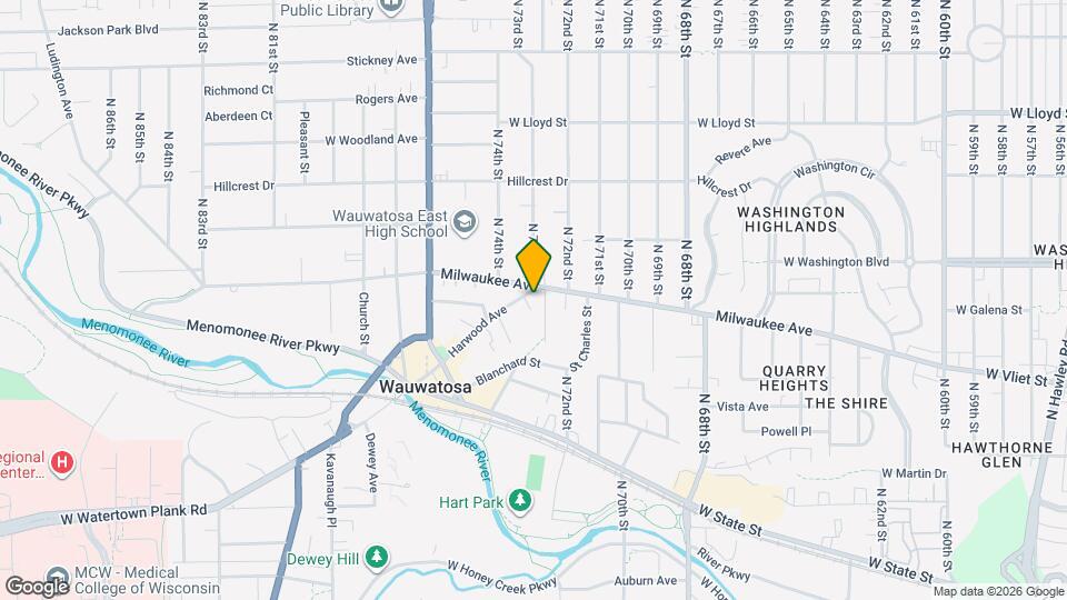 7313 Harwood Ave Map and Location Details