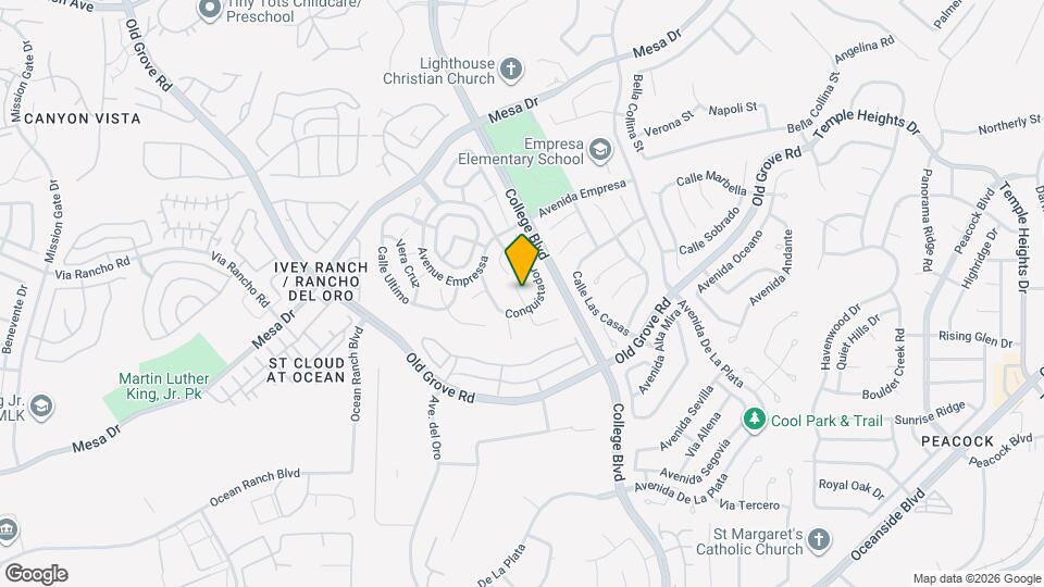 1524 Via Otano Map and Location Details