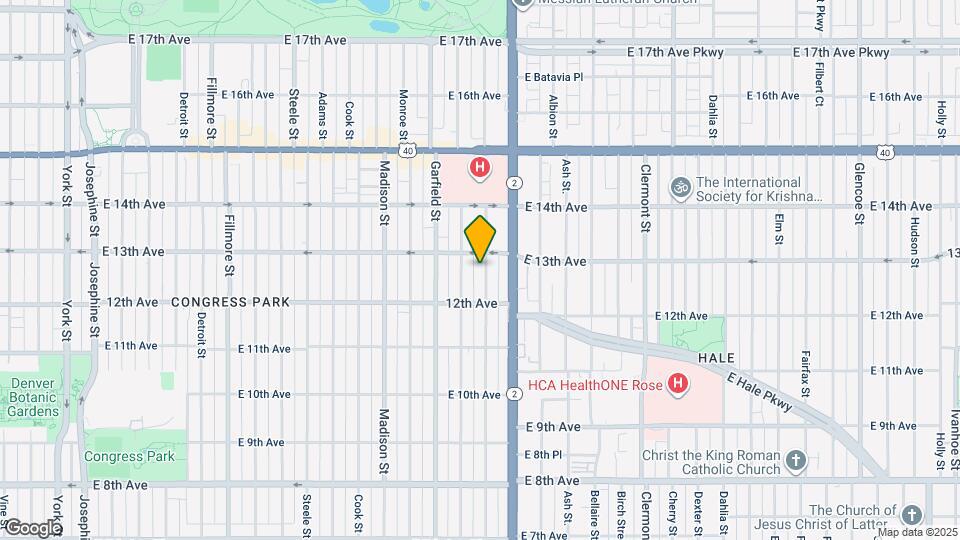 1261 Harrison St Map and Location Details