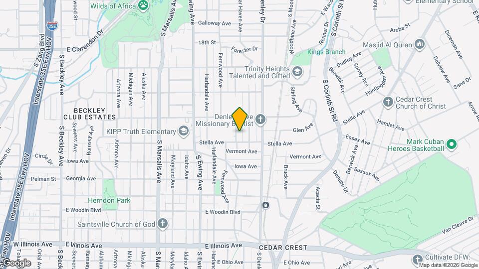 1532 Whitaker Ave Map and Location Details