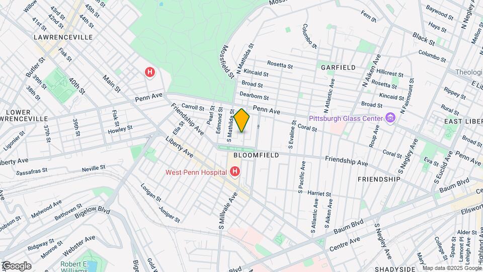 240-242 S MILLVALE Ave Mapa y Detalles de la Ubicación