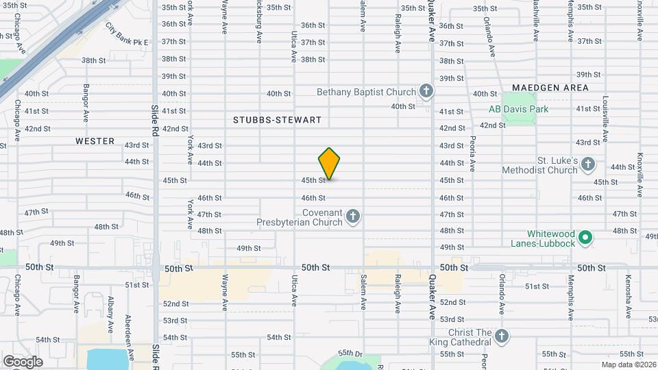 4701 45th St Mapa y Detalles de la Ubicación