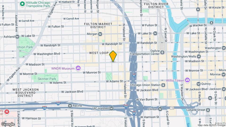 833 W Madison St, Unit 1 Mapa y Detalles de la Ubicación