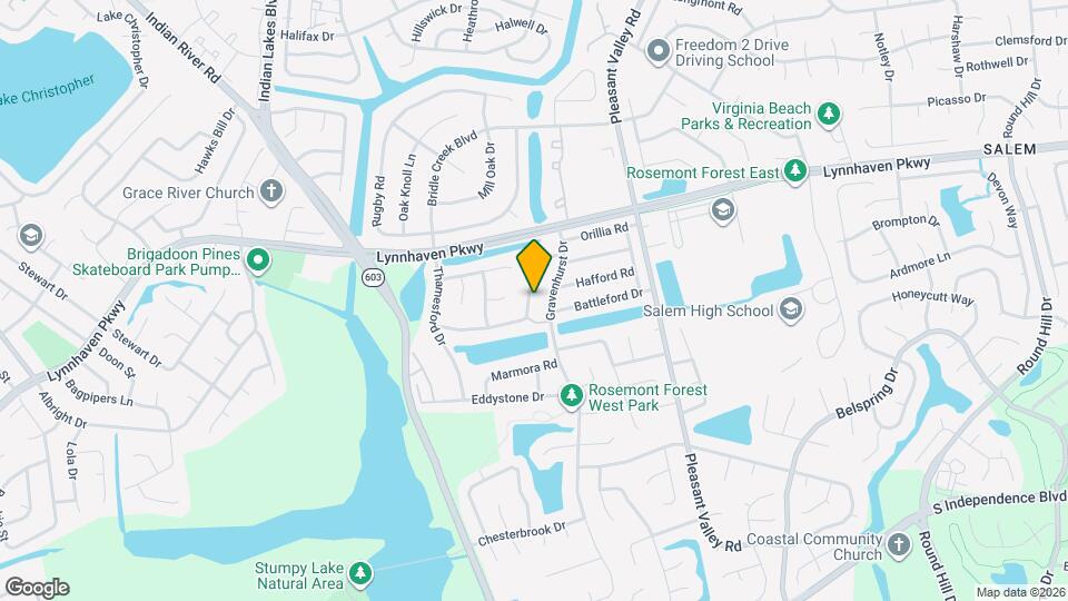 1445 Collingswood Trail Map and Location Details