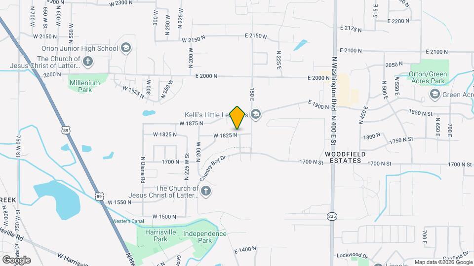 42 E 1825 N Map and Location Details