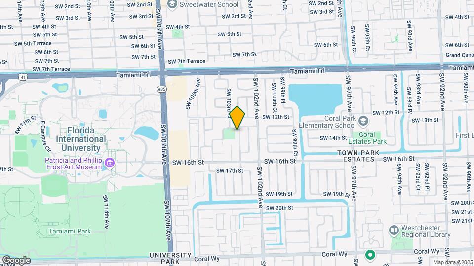1320 SW 102nd Pl Map and Location Details