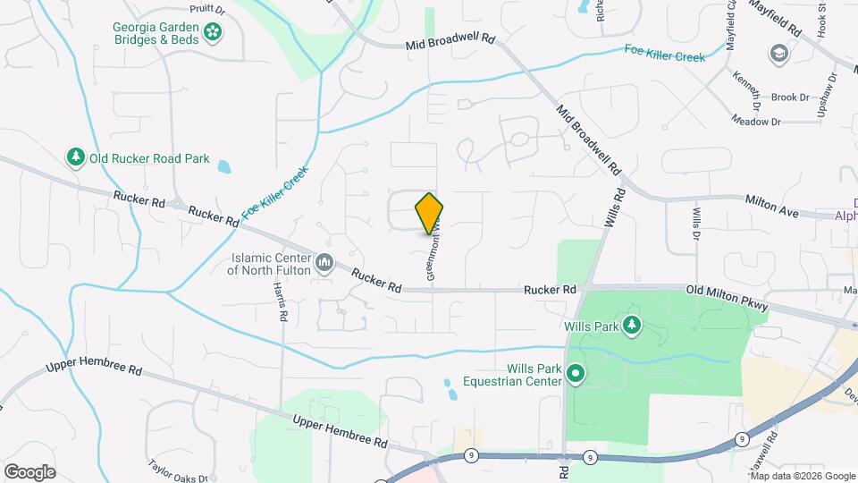 12080 Greenmont Walk Map and Location Details