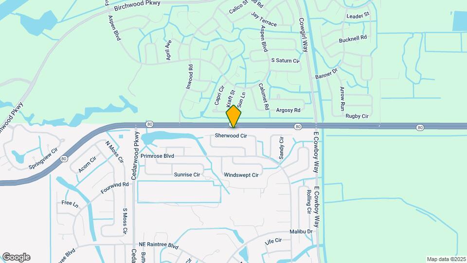 8059 Sherwood Cir Map and Location Details