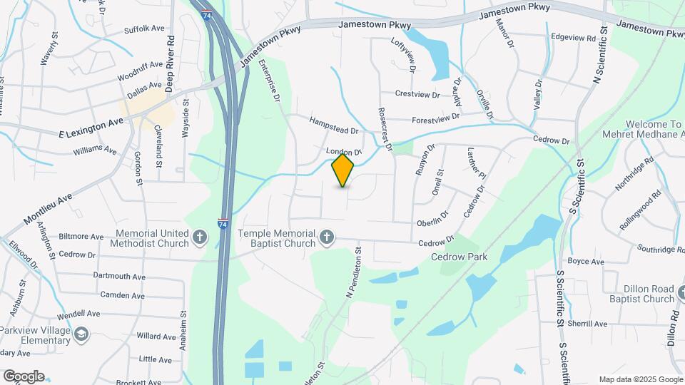 601 Rolling Green Map and Location Details