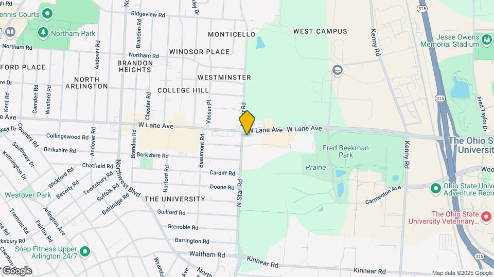 2376 North Star Rd Map and Location Details