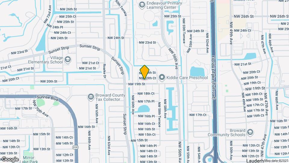 5939 NW 19th St Map and Location Details