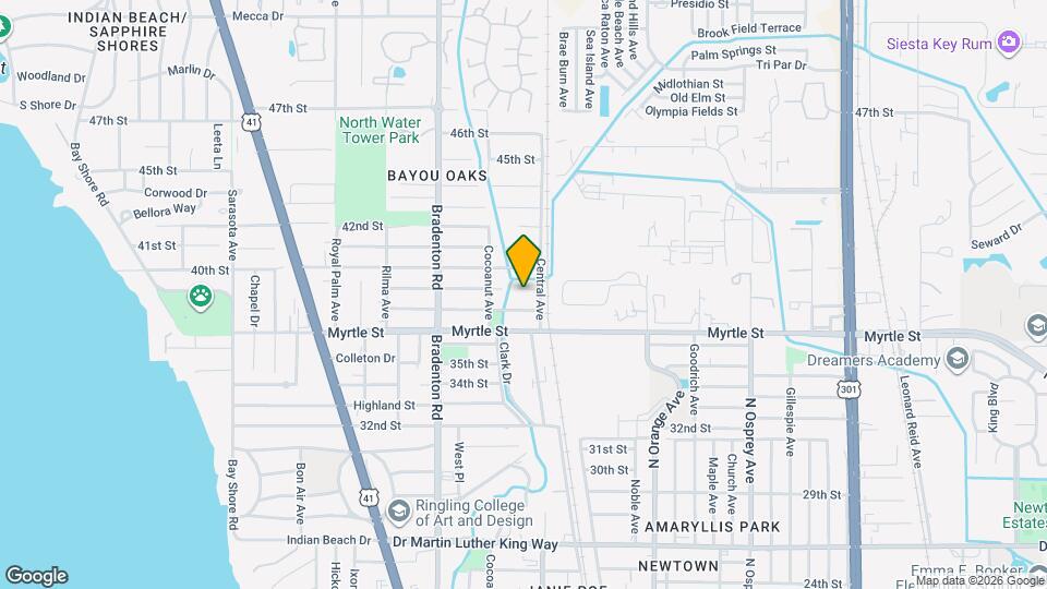 1368 39th St Map and Location Details
