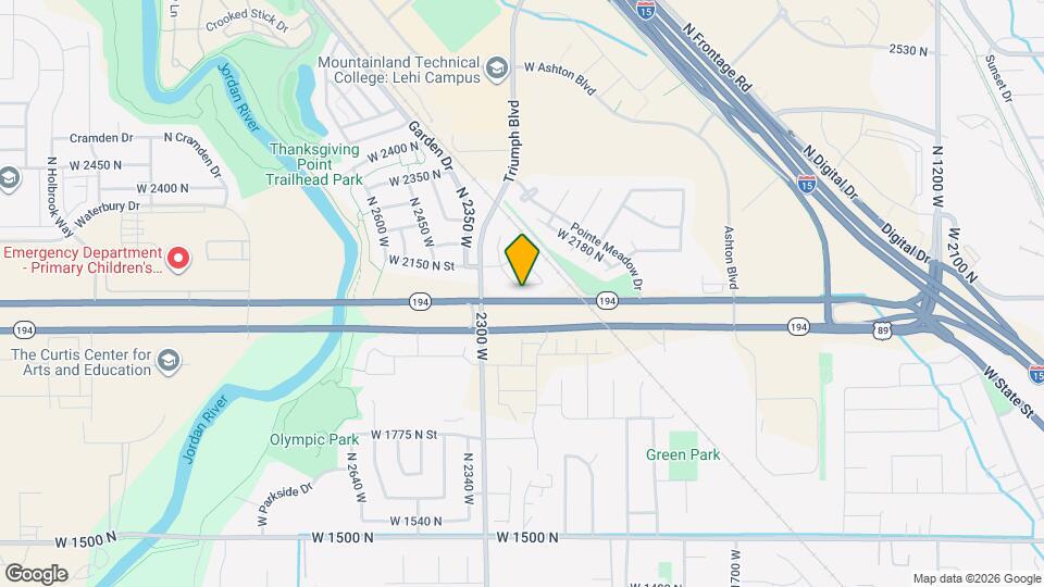 2261 W 2120 N Map and Location Details