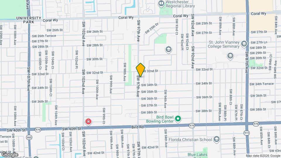 3301 SW 97th Ave, Unit Right Unit Map and Location Details