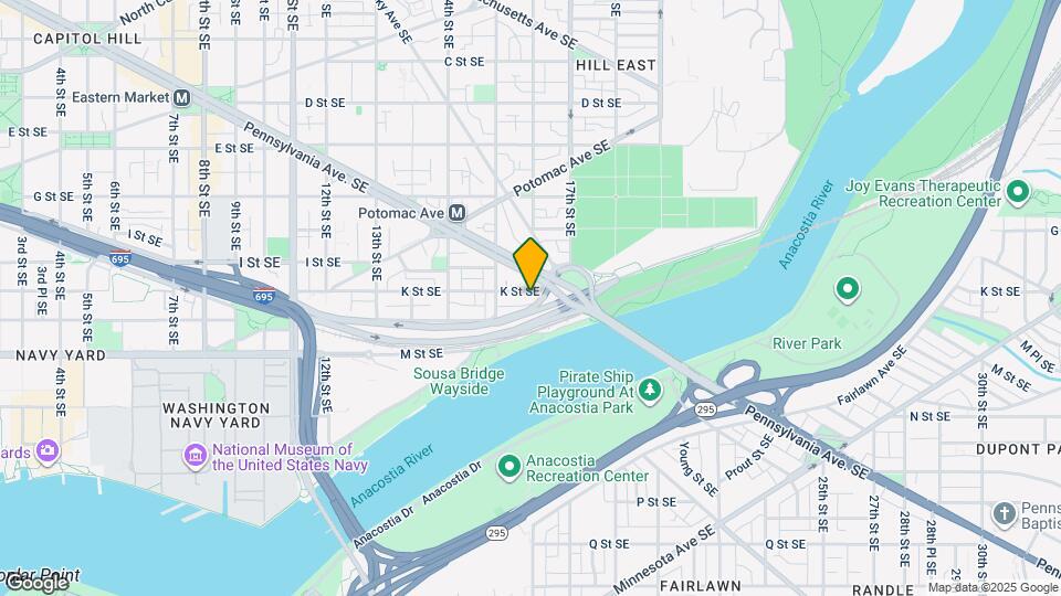 1535 K St SE Map and Location Details