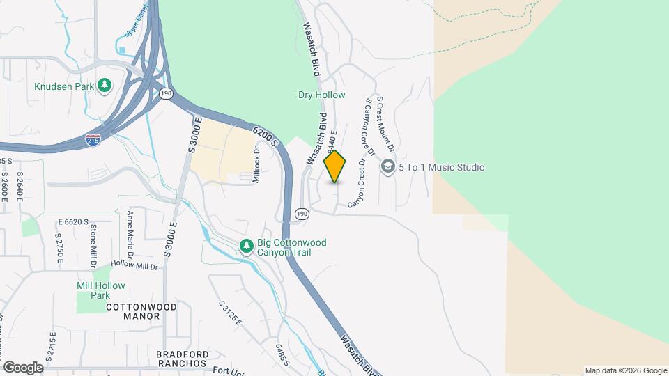 6532 S Heughs Canyon Way Map and Location Details