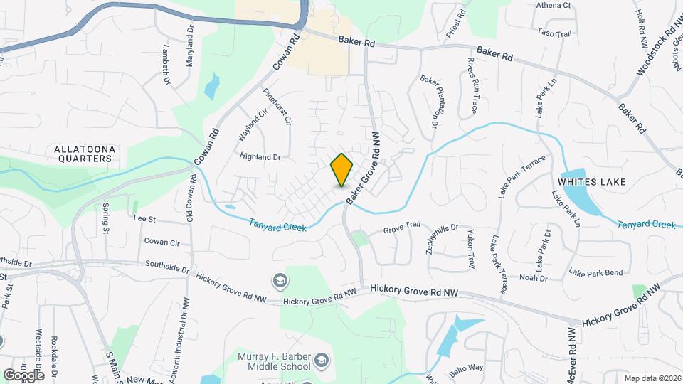 244 Windcroft Cir NW Map and Location Details