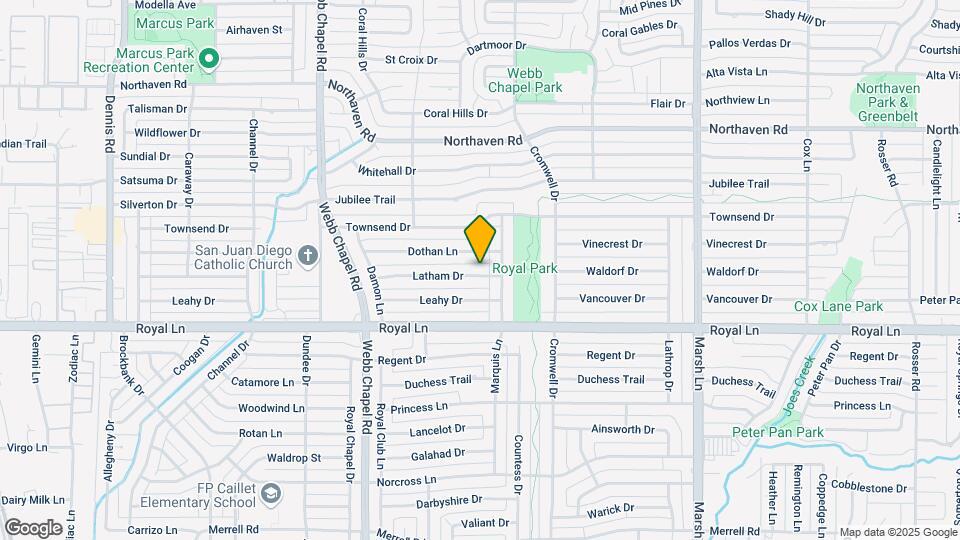 3347 Latham Dr Map and Location Details