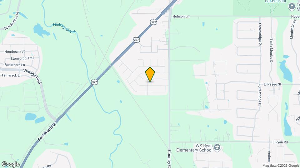 1024 Beechwood Dr Mapa y Detalles de la Ubicación