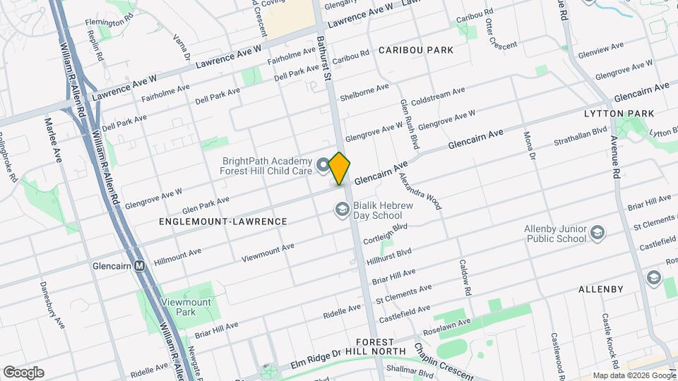 505 Glencairn Ave Map and Location Details